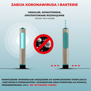 Prietoková germicídna lampa UV-C LumeeLamp Sterilizer Dual 36 F, UV dezinfekcia small 1