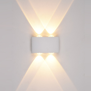 Vonkajšie nástenné svietidlo Italux Gilberto LED biele IP54 4W PL-261W small 0