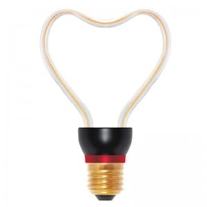 Dekoratívna žiarovka LED Art Heart, 8W, E27 small 0