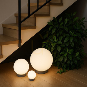 Sada záhradných gúľ Luna Ball White, 30/40/50 cm, LED E27, LBS304050 small 16